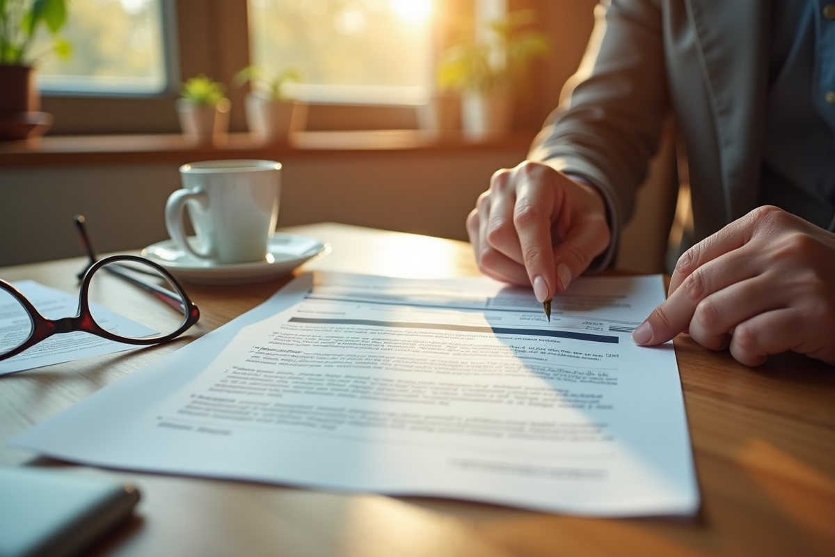 Deux mains déchirant un contrat d